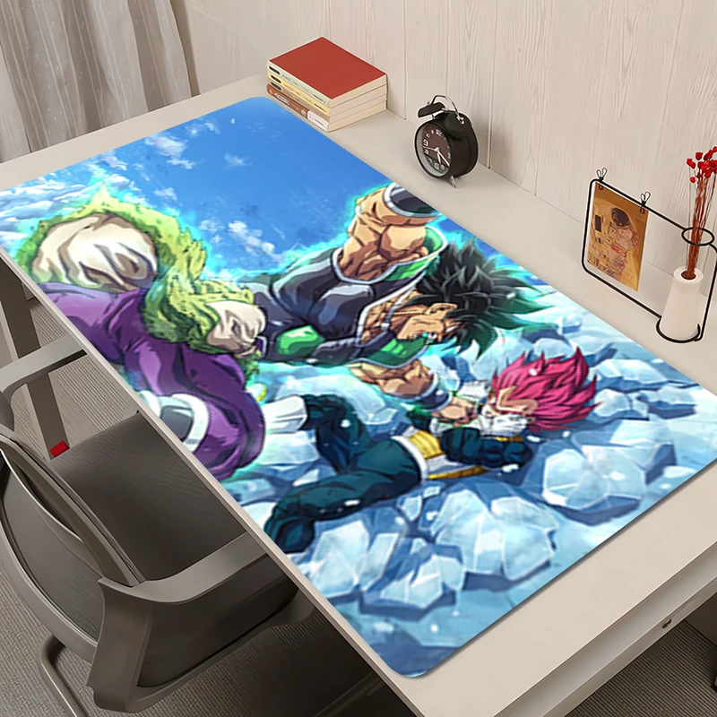 Tapis de souris motif caoutchouc HD tapis de souris tapis de bureau tapis de jeu accessoires PC Dragon Ball tapis étendu tapis de clavier antidérapant