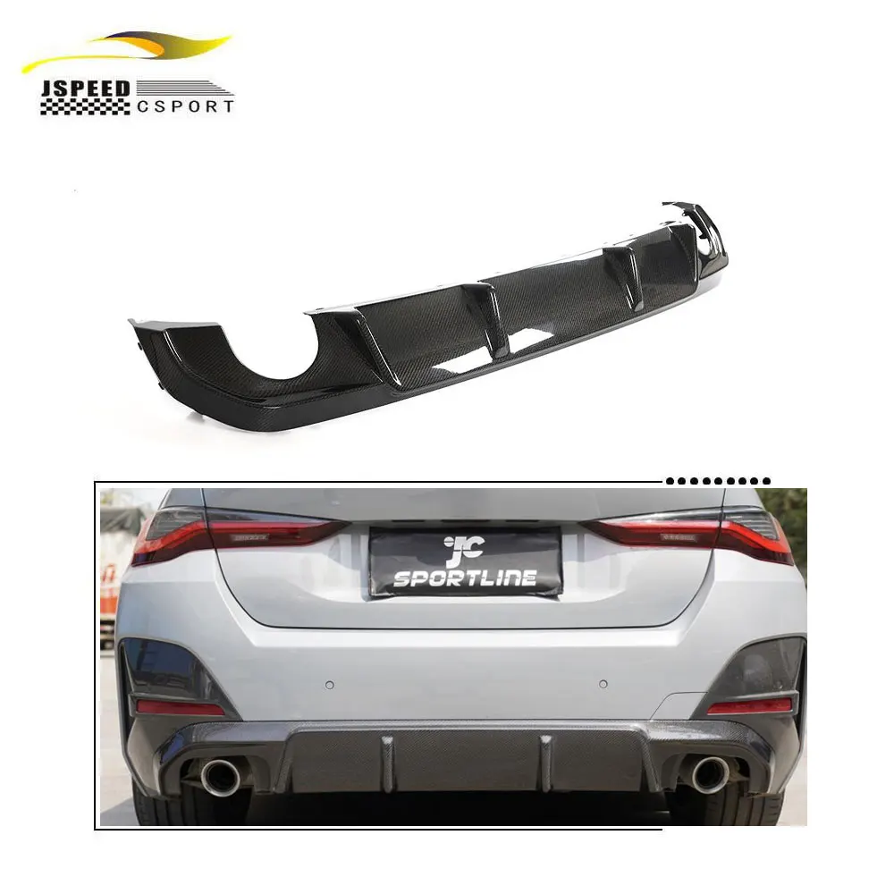

Suitable for The JCSPORTLINE carbon fiber G26 I4 rear bumper diffuser Suitable for the 2021 BMW 4 Series M Sport 420I, 430I, 435