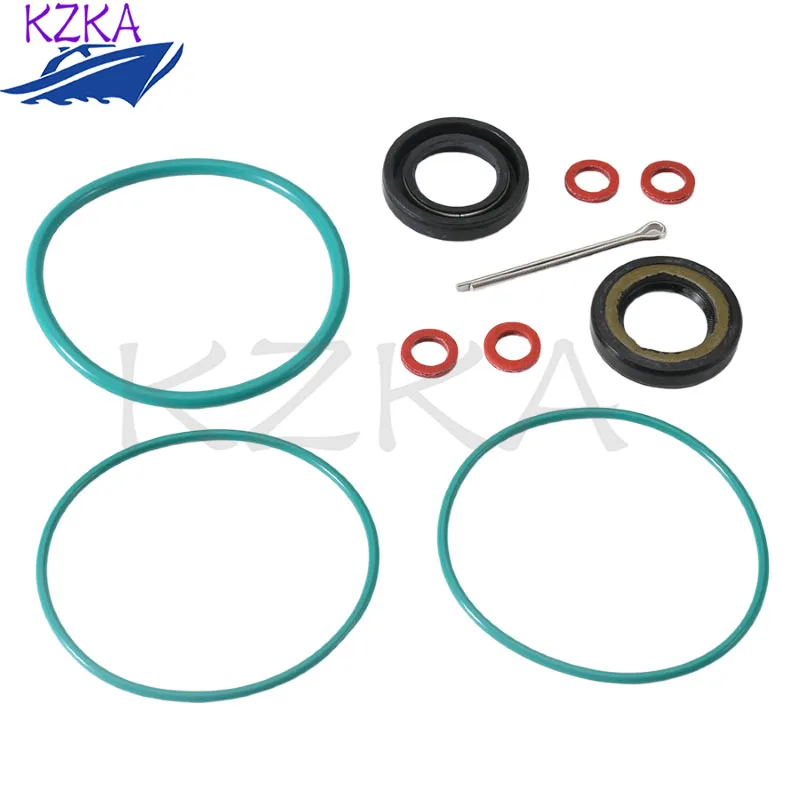 93210-65M50 Oil Seal Kit Fit Outboard 93101-20M07 Lower Unit Prop Shaft Gearcase for Yamaha 2/4 stroke 20 25 30HP O-ring