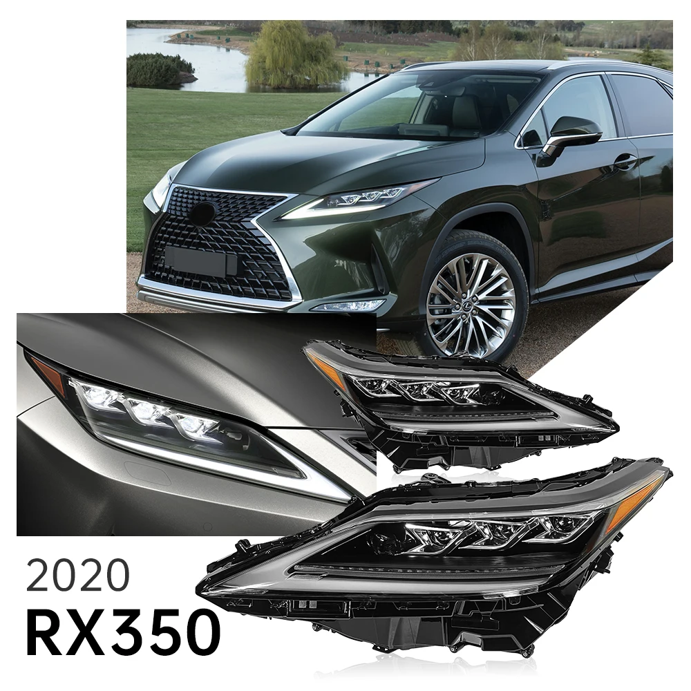 

Car Head Lights For Lexus RX Headlight 2016-2020 RX300 RX350 Head Lamps Eye Projector Lens Plug And Play Car Accessories
