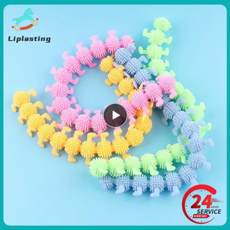 

Knots Caterpillar Relieves Stress Toy Personalized Worm Noodle Stretch String Anti Stress Autism Vent Kids Toys New