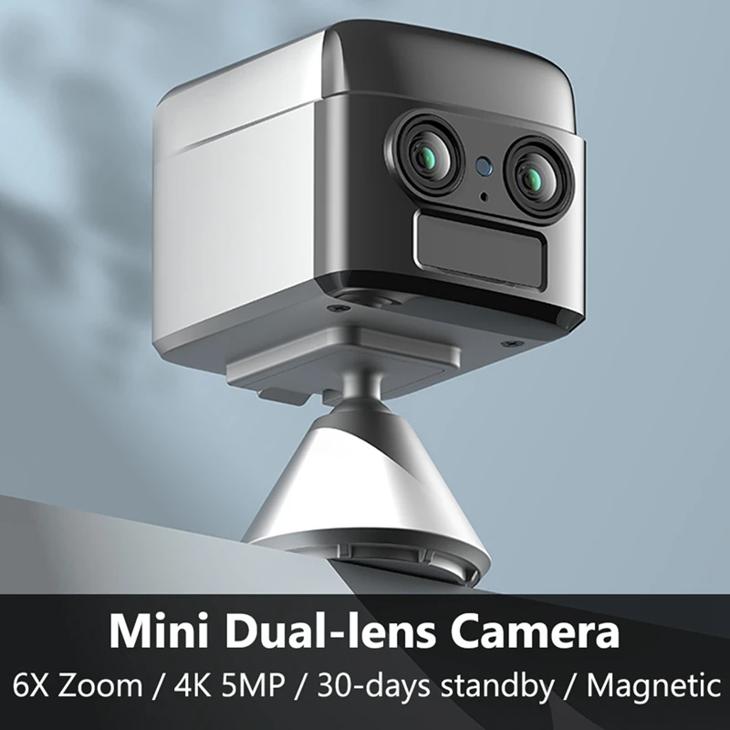 Mini 4G Camera Built-In Battery 4K IR Night Vision Low Power Consumption Motion Detection Video Surveillance Camera