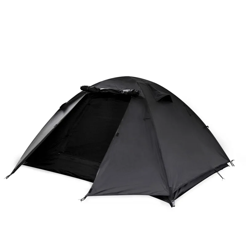 

Source Factory Portable Black Triple Double Layer Outdoor Camping Tent Outdoor