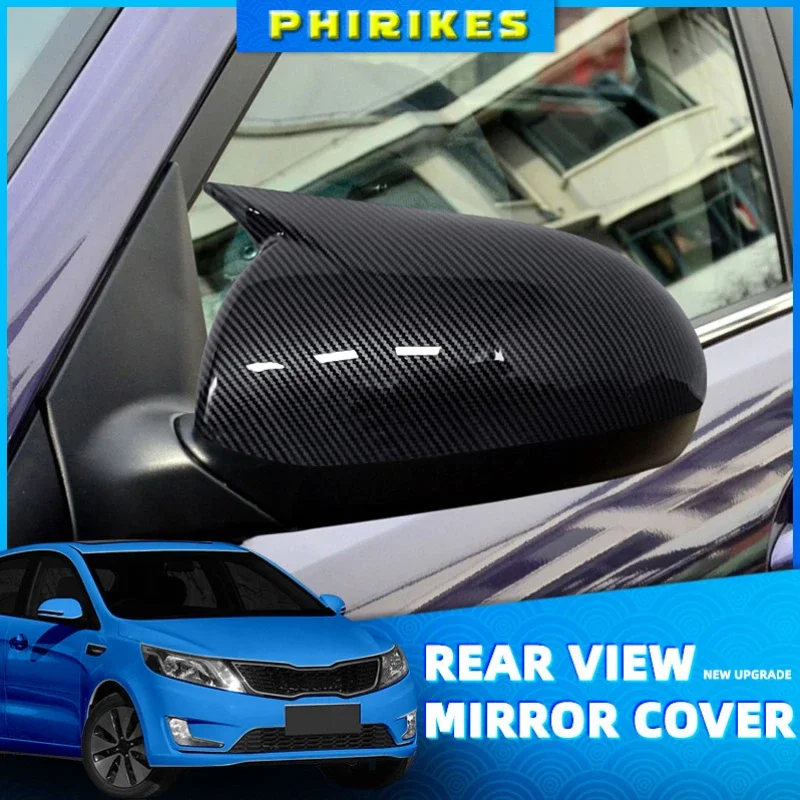 

Rearview Mirror Cover Trim For K2 Pegas 2011-2015 Mirror Modified Horns Shell Sticker Caps Car Styling