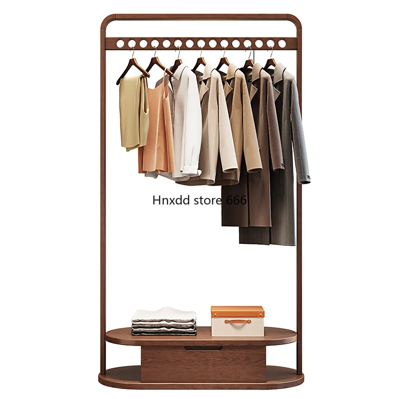 Household simple vertical coat rack, indoor rack, room hanging clothes rack