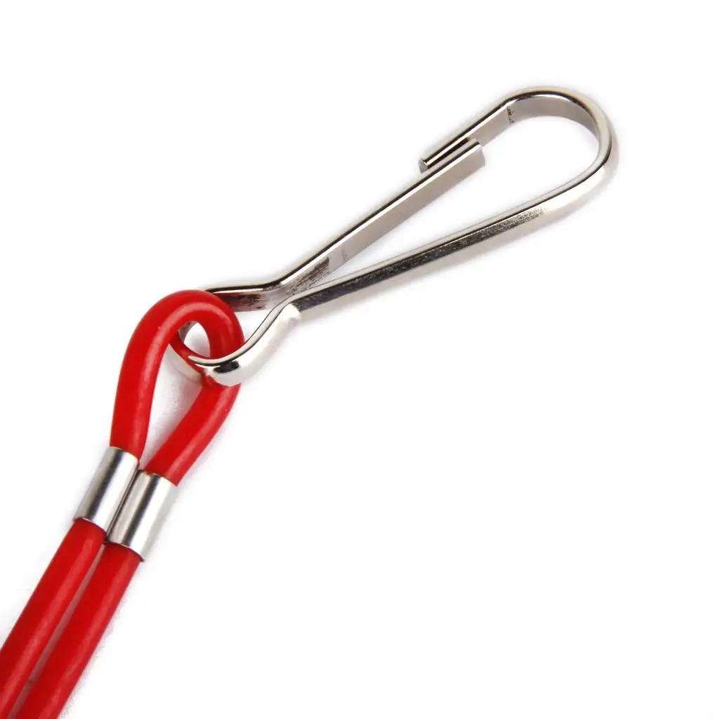Emergency Stop Boat Ignition Safety Switch with Plastic Extendible Wire Lanyard for Electric Motor Boats