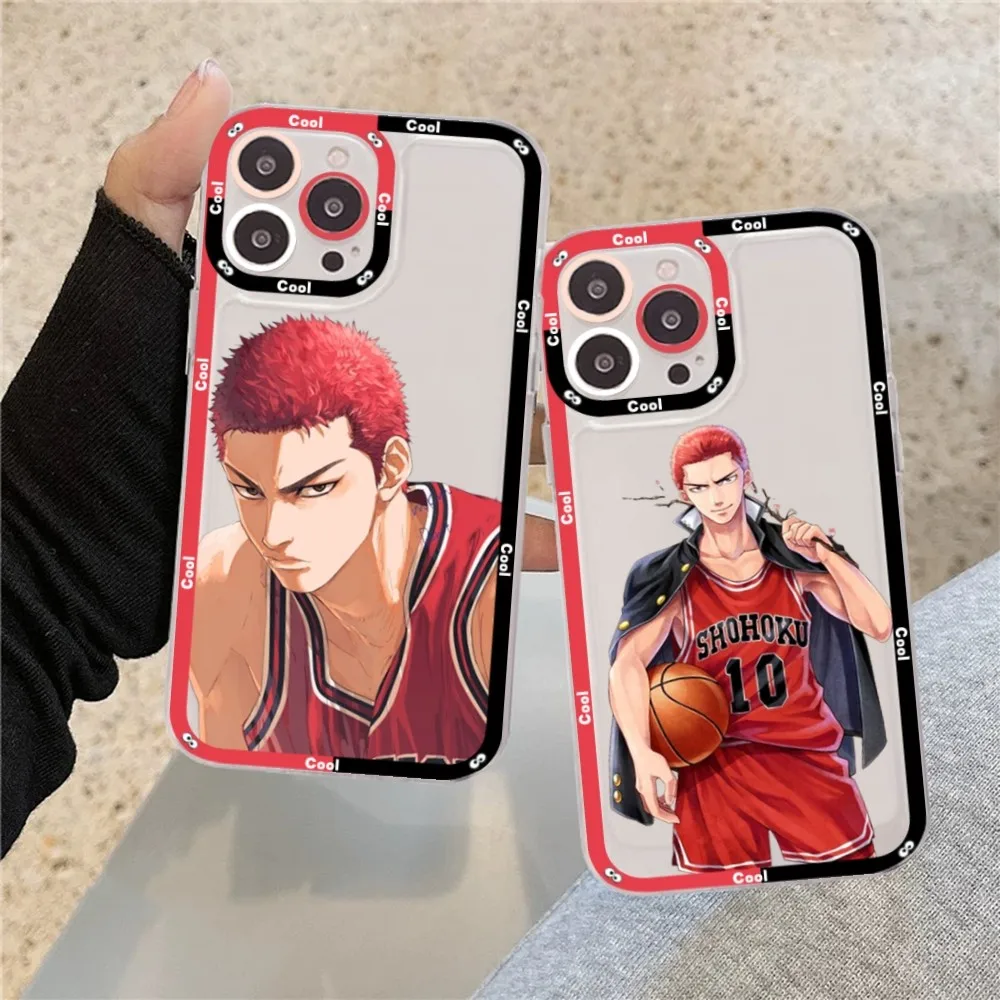 Sport S-slam Dunk Anime Phone Case For Redmi 7 8 9 A For Redmi Note 5 7 8 9 10 11 Pro Max 4G 5G Funfas