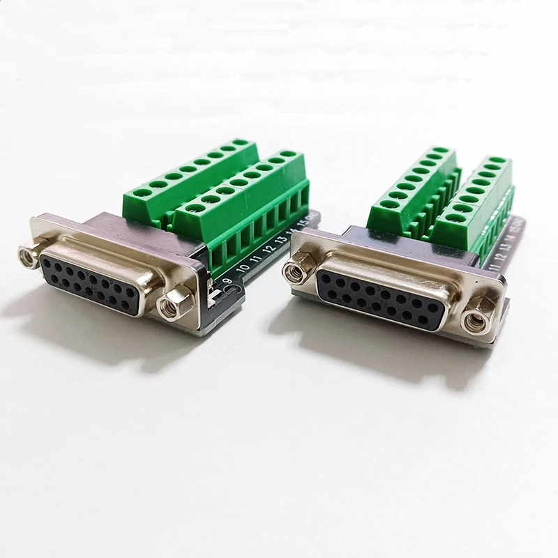 

DB15 15PIN 2 ROW male female connector to terminal adapter D-SUB converter 15pin terminal board Signal Module