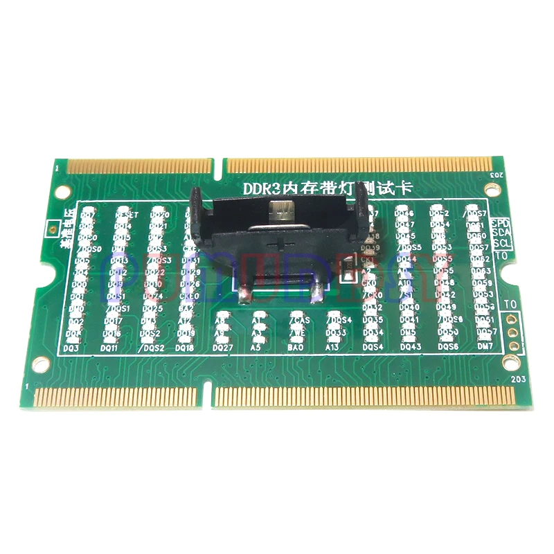 Laptop Motherboard Memory Slot DDR2 / DDR3 /DDR4 Diagnostic Analyzer Test Card SDRAM SO-DIMM Pin Out Notebook LED Tester Card B