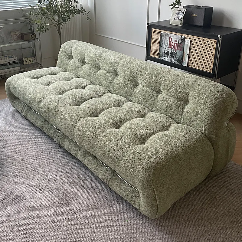 

Fantasy Aesthetic Compressed Sofa 4 Seater Luxury Kawaii Lounges Lazy Sofa Garden Floor Divan Muebles Para Hogar Furniture