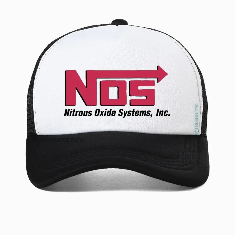 

NOS Nitrous Oxide Systems Graphic Fast and Furious Car Racing Sport hat for men Cool Casual Summer Mesh Breathable Trucker Caps