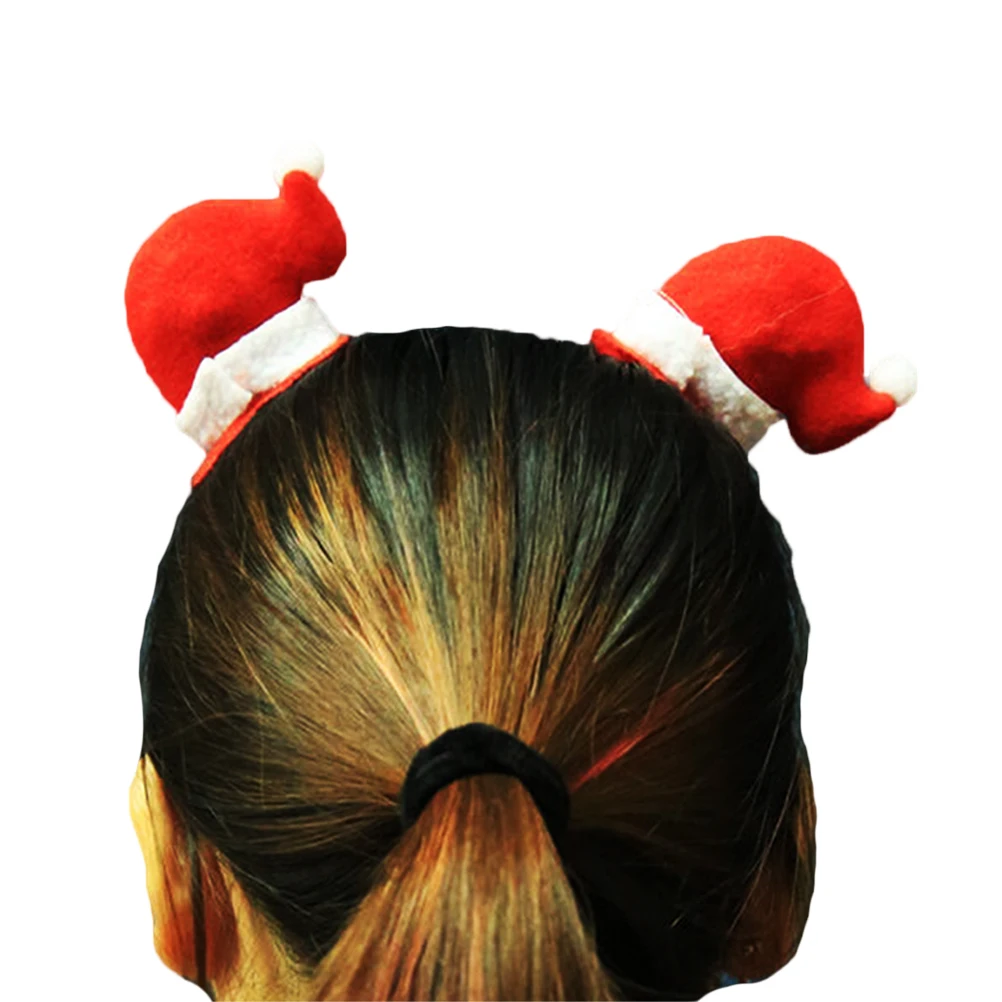 

2pcs LED Hairpin Christmas Clip Luminous Nonwoven Shine Festive Hat Decor New Year's Eve Masquerade Party Accessory