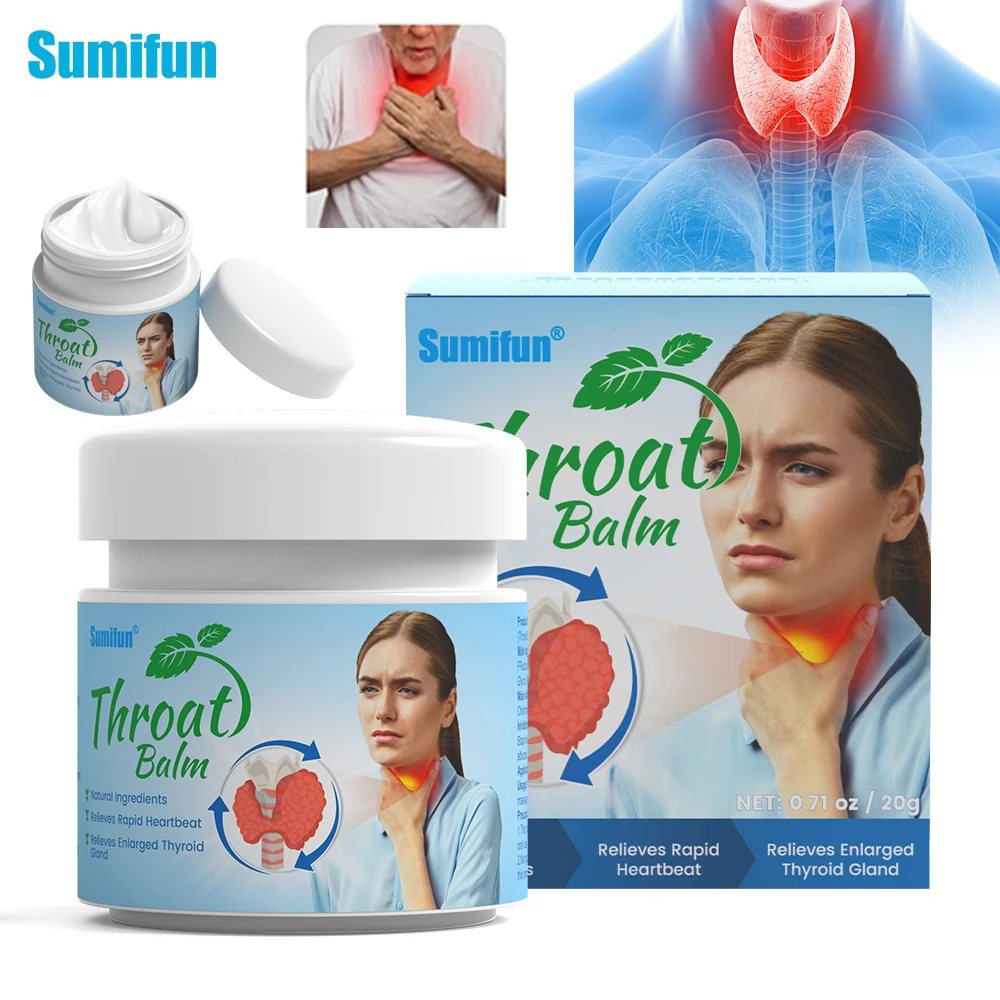 

20g Sumifun Thyroid Gland Cream Pharyngitis Thyroiditis Pain Relief Treament Ointment Neck Lymph Node Sore Medical Plaster