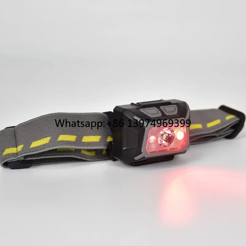 3AAA Battery LED Headlamp for Outdoor Adventure for Expedition Climbing Hiking with White Red Green Light