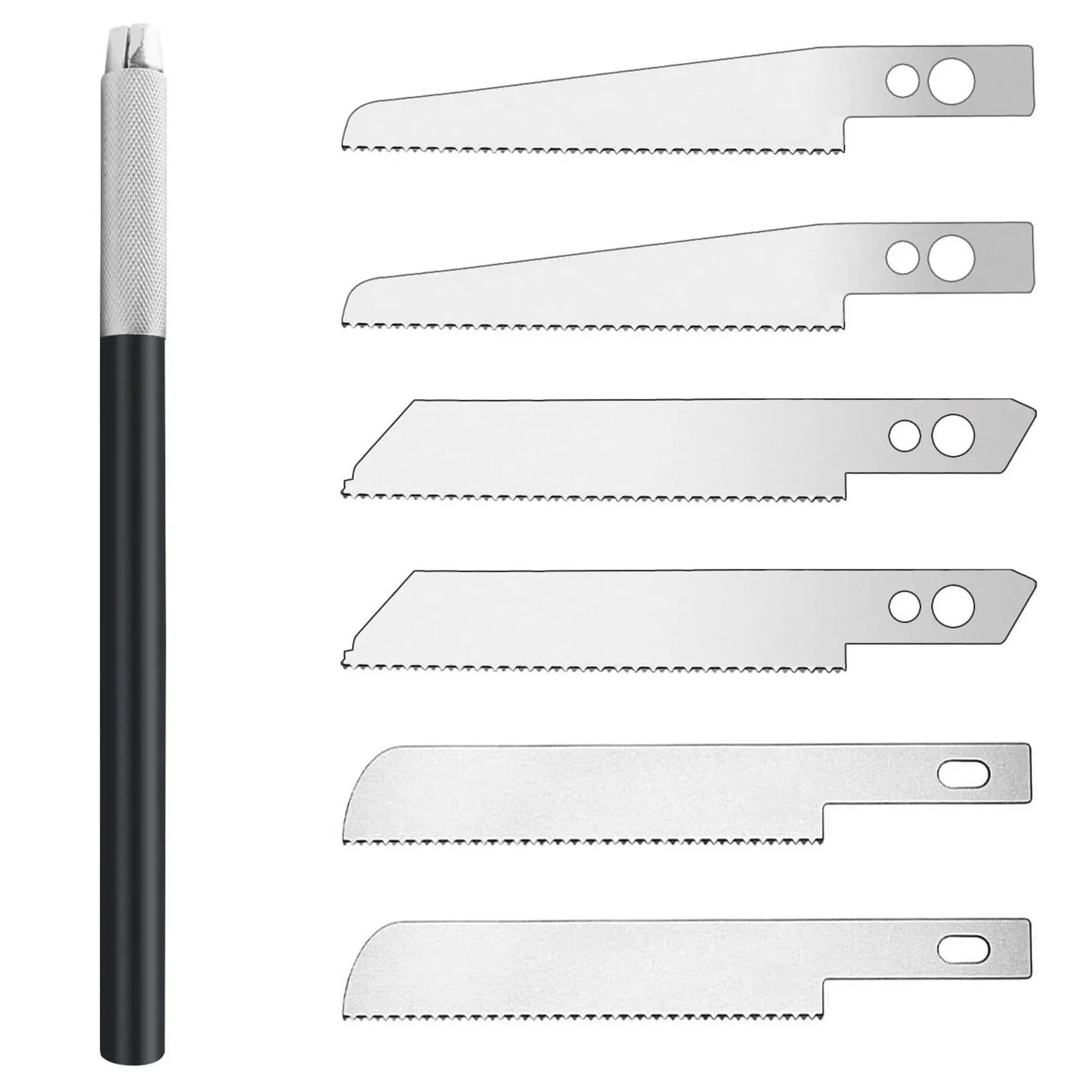 Mini Handsaw Craft Blade Tool Model DIY Saw Kit Hobby Knife Blade Utility Knife Cutting Saw Blade Tool Kit