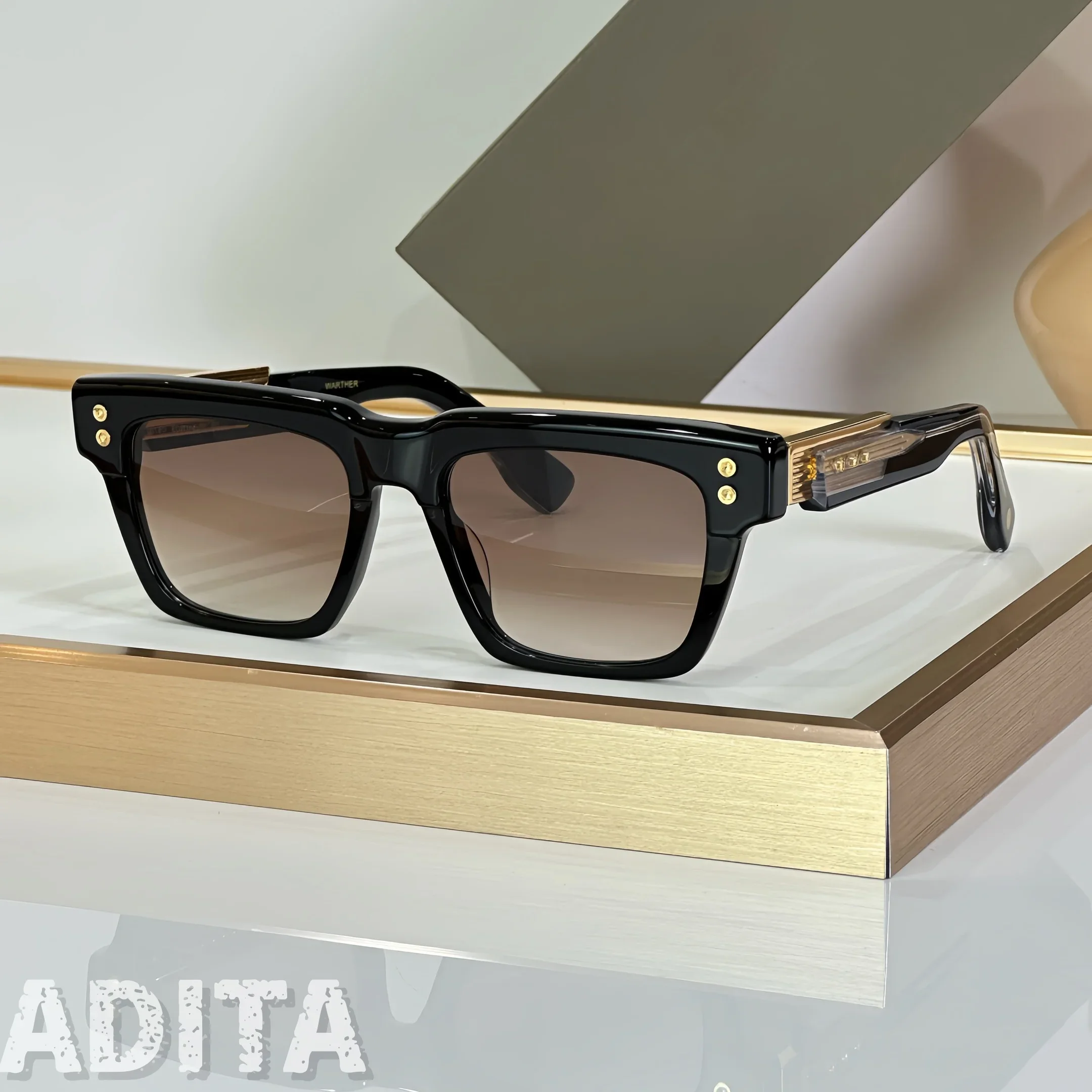 

DT WARTHER DTS434 Top High Quality Sunglasses for Men Classic Women Luxury Brand Designer Fashion sun glasses UV400 With box