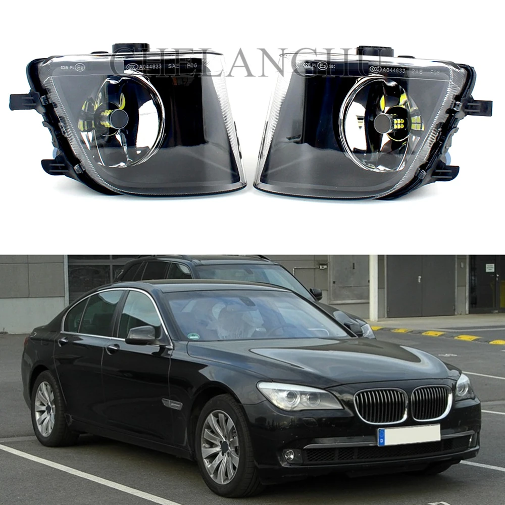 For BMW 7 Series F01 F02 740i 750i 740Li 750Li 760Li 2009 2010 2011 2012 2013 Car-Styling LED Fog Lamp Light With Bulbs