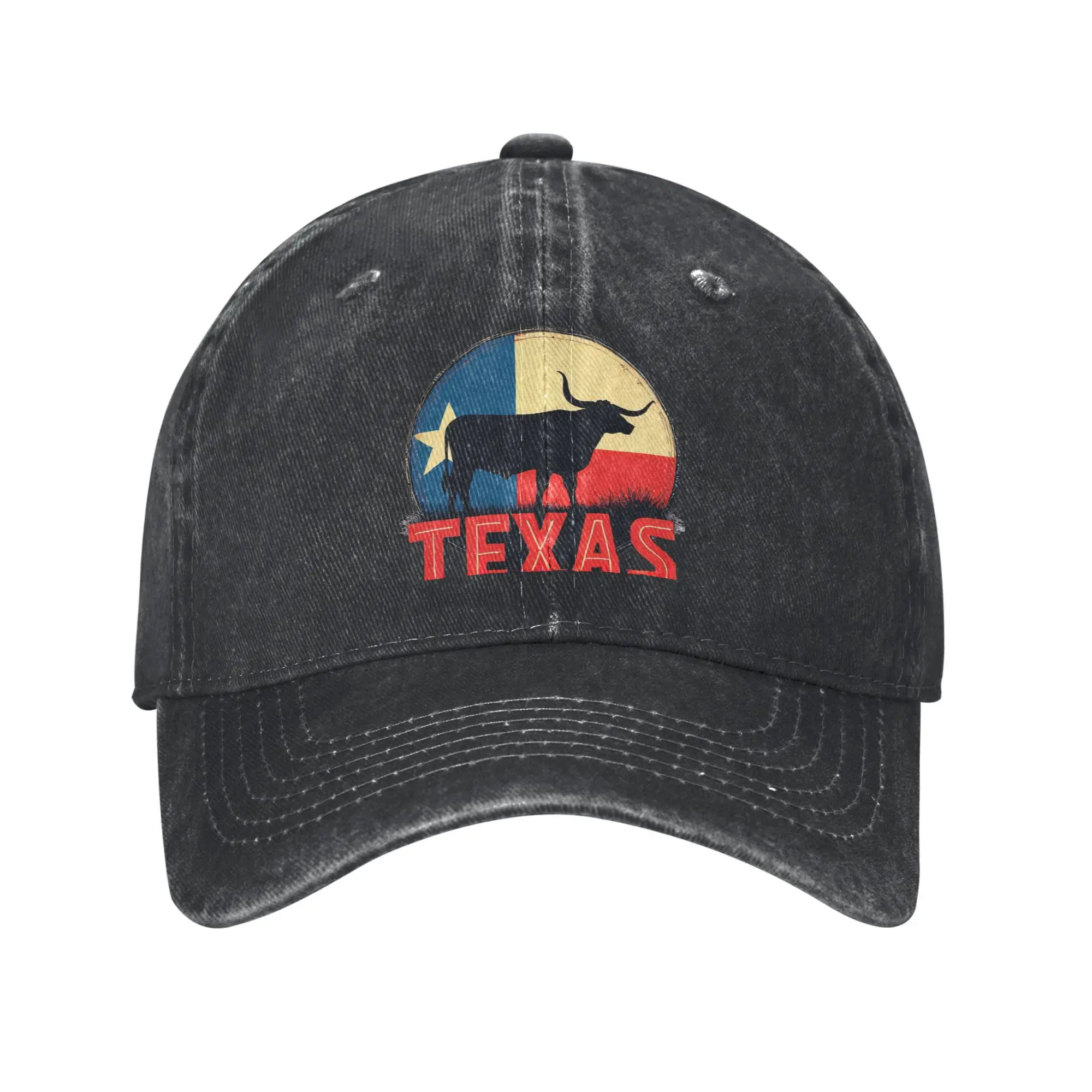 

1pc Texas Hat for Men Women, Adjustable Unisex Vintage Fans Baseball Cap