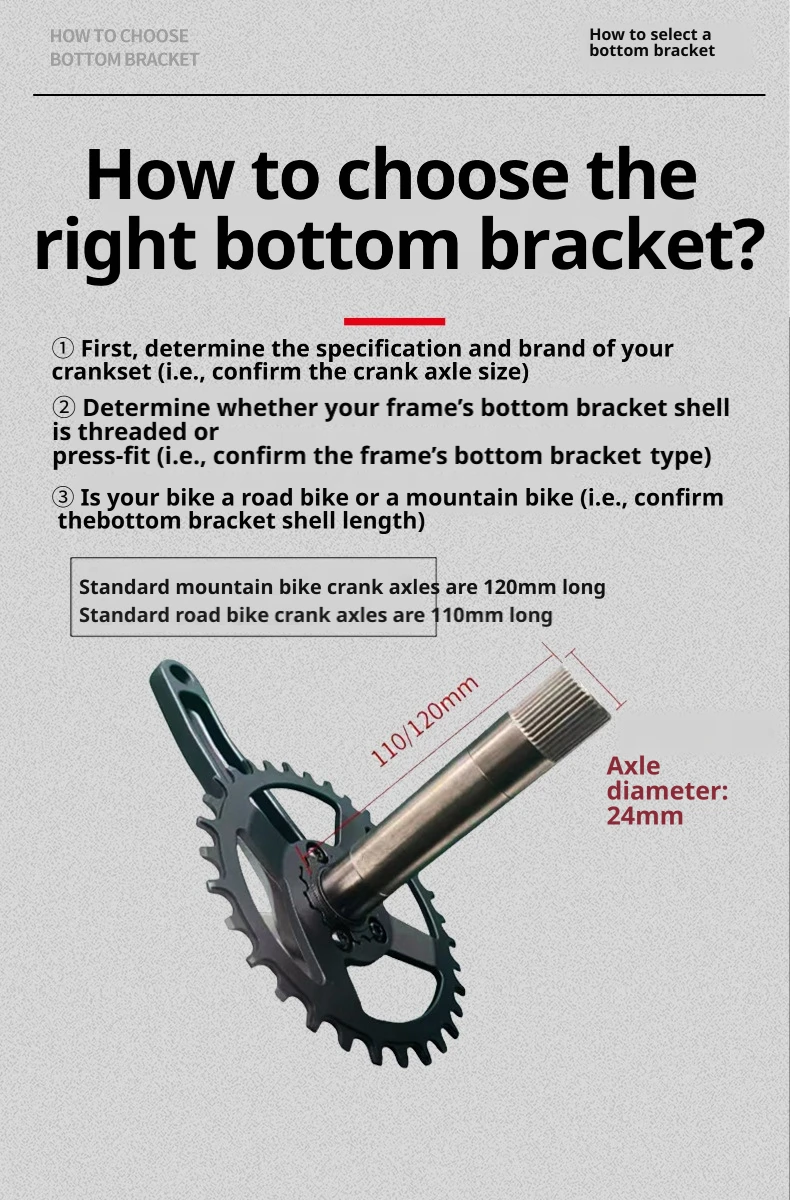 Fahrrad BB79 Tretlager für Shimano SRAM GXP 24/22mm Kurbelwelle Pressfit 46mm Rennrad MTB Fahrradrahmen 79-83mm – Detail 3