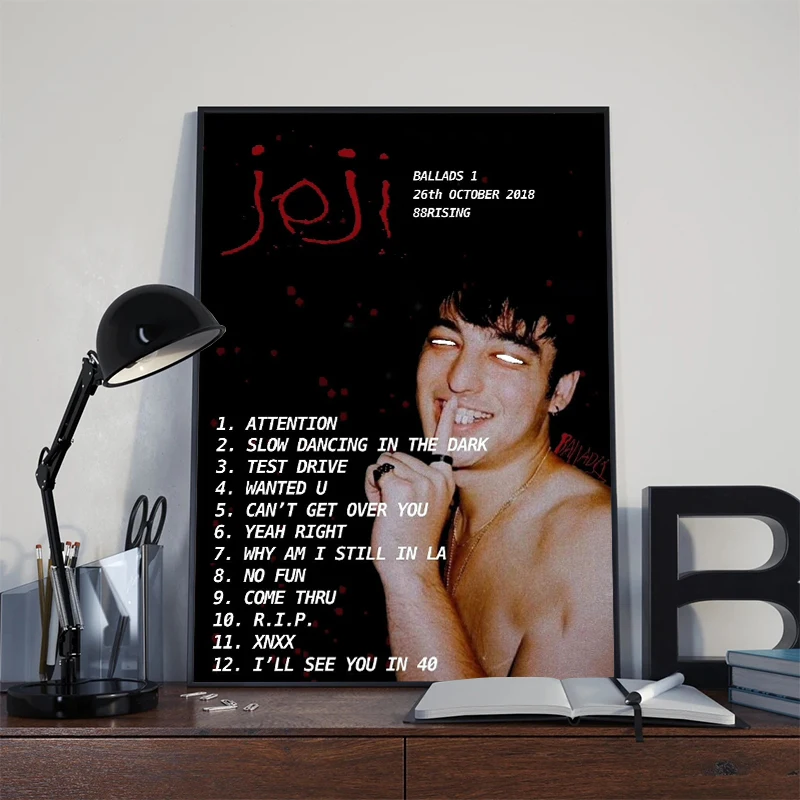 Joji Music Album Nectar Cover Poster Ballads 1 Canvas Painting Posters and Prints Wall Art Picture for Room Home Bedroom Decor