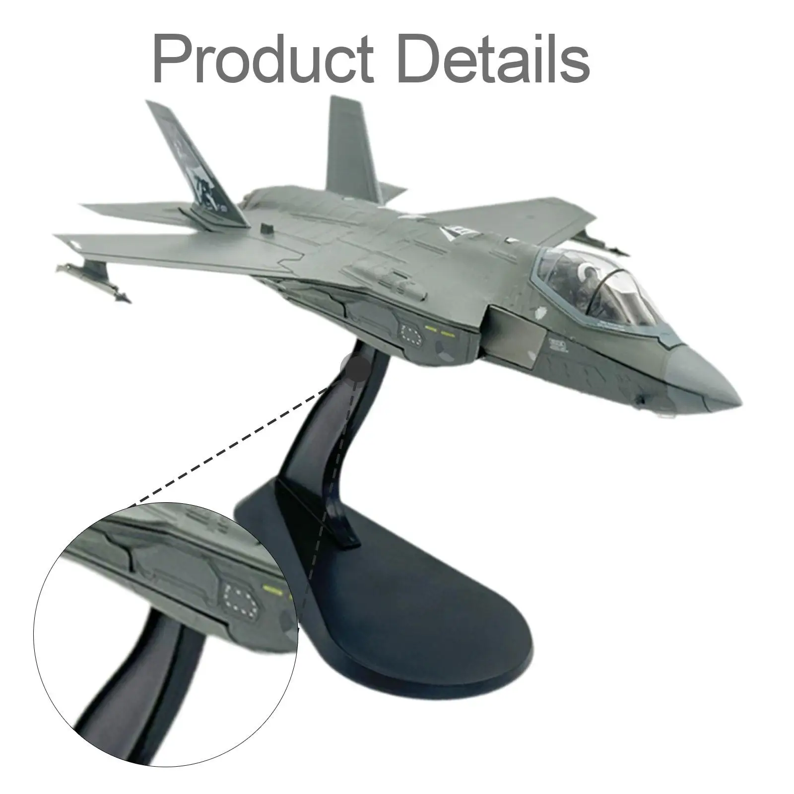 نموذج طائرة قابل للجمع نموذج طائرة 1:72 عرض طائرة مصنوعة من خليط معدني نماذج مقاتلة لهدية عيد الميلاد #5