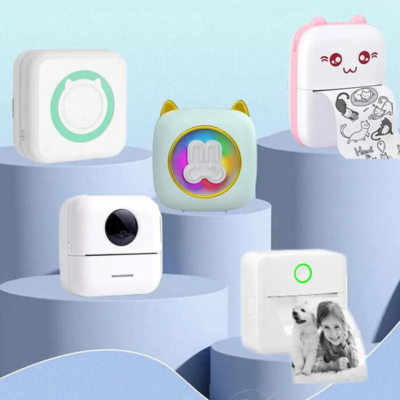 Thermal Printer Sticker Paper 57x30mm Mini Pocket Printer Sticker Paper Mini Printer Sticker Paper Refill Self-Adhesive Label