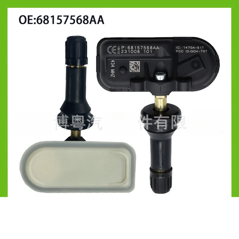 

68157568AA 1/4pcs TPMS Tire Pressure Monitor Sensor for 2014-2016 Jeep for Dodge for Cherokee RAM 1500 2500 3500