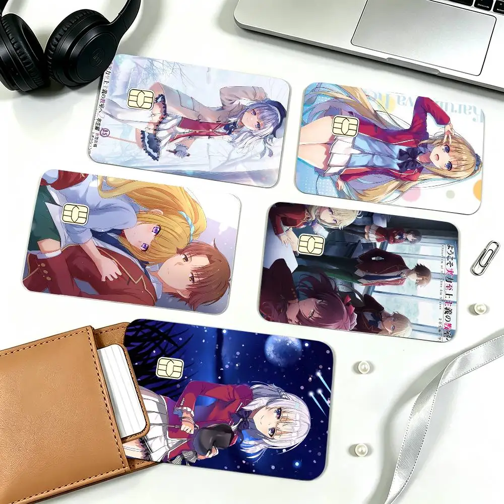 C-Classroom of the Elite  Credit Card HD Stickers Small Chip Waterproof Sticker Game Card Decal Gift