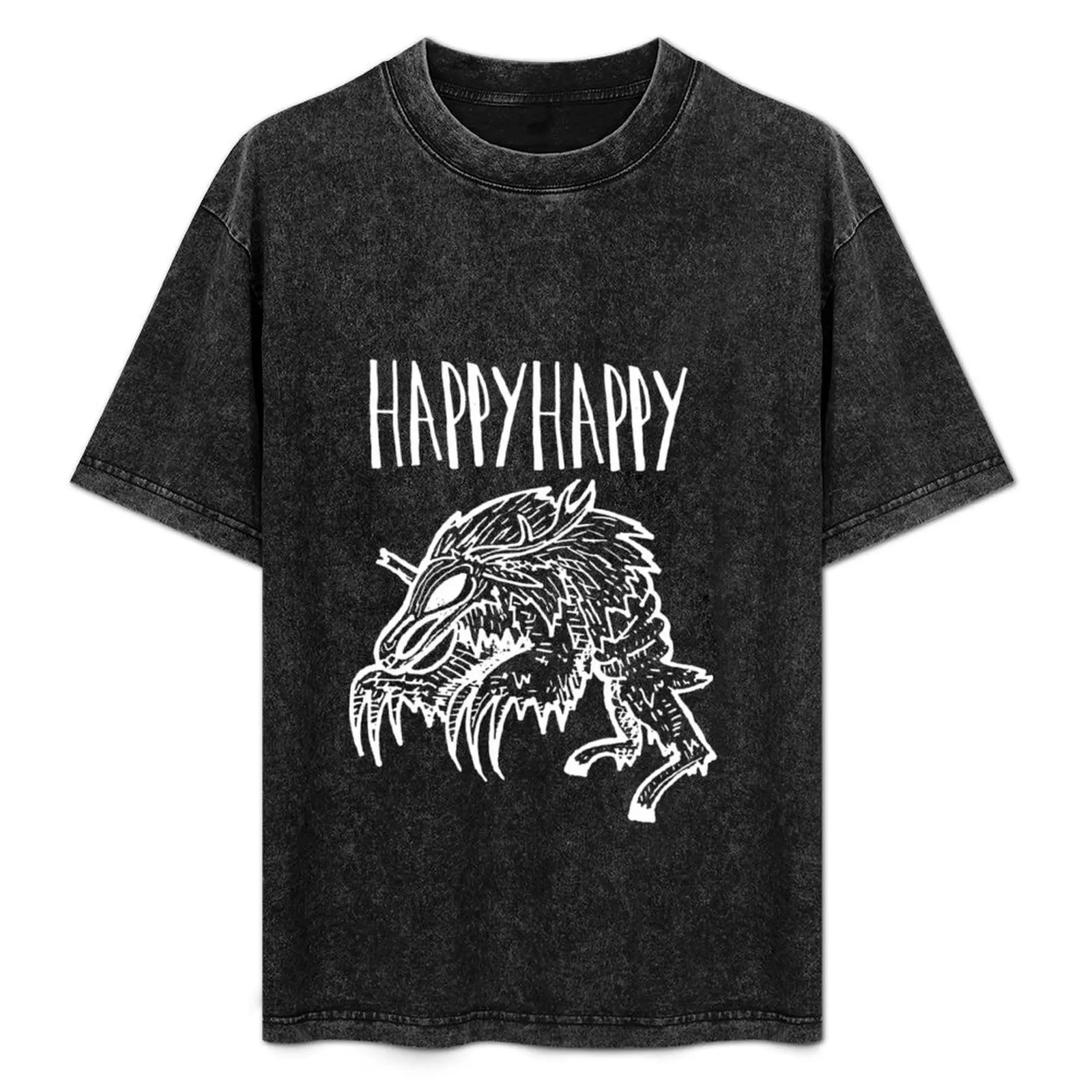 

HappyHappy Wendigo white T-Shirt Soft Casual Short Sleeve Cotton Tee