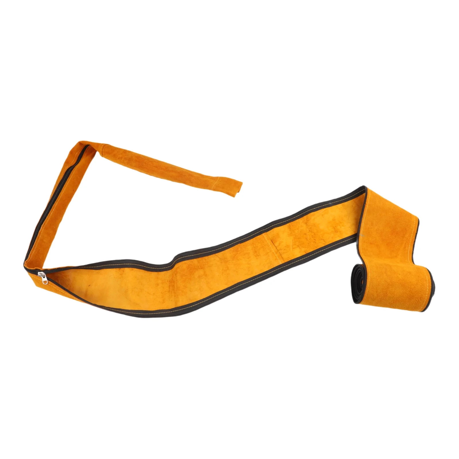 cable-protector-cowhide-sheath-double-layer-cowhide-flame-retardant-zipper-closure-long-lasting-welding-sheath