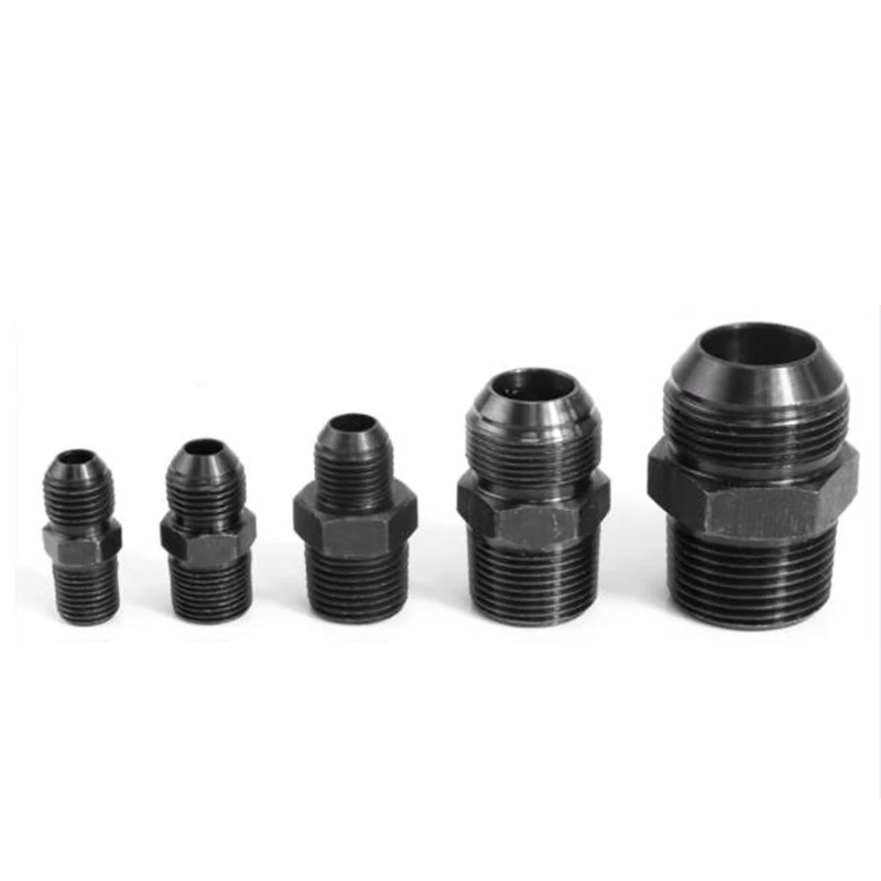 BSP 1/4"-1" to Metric (M12-M30) C-Type Male Thread Hydraulic Adapter, High Pressure 5000Psi Pipe Coupler for Excavator/Tractor