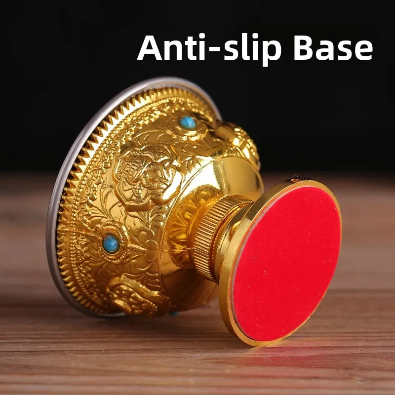 Jinghong Eight Treasures Buddha Front High Foot Water Cup Holy Water Purin Cup Wealth Protector Cup Offering Cup Seven...