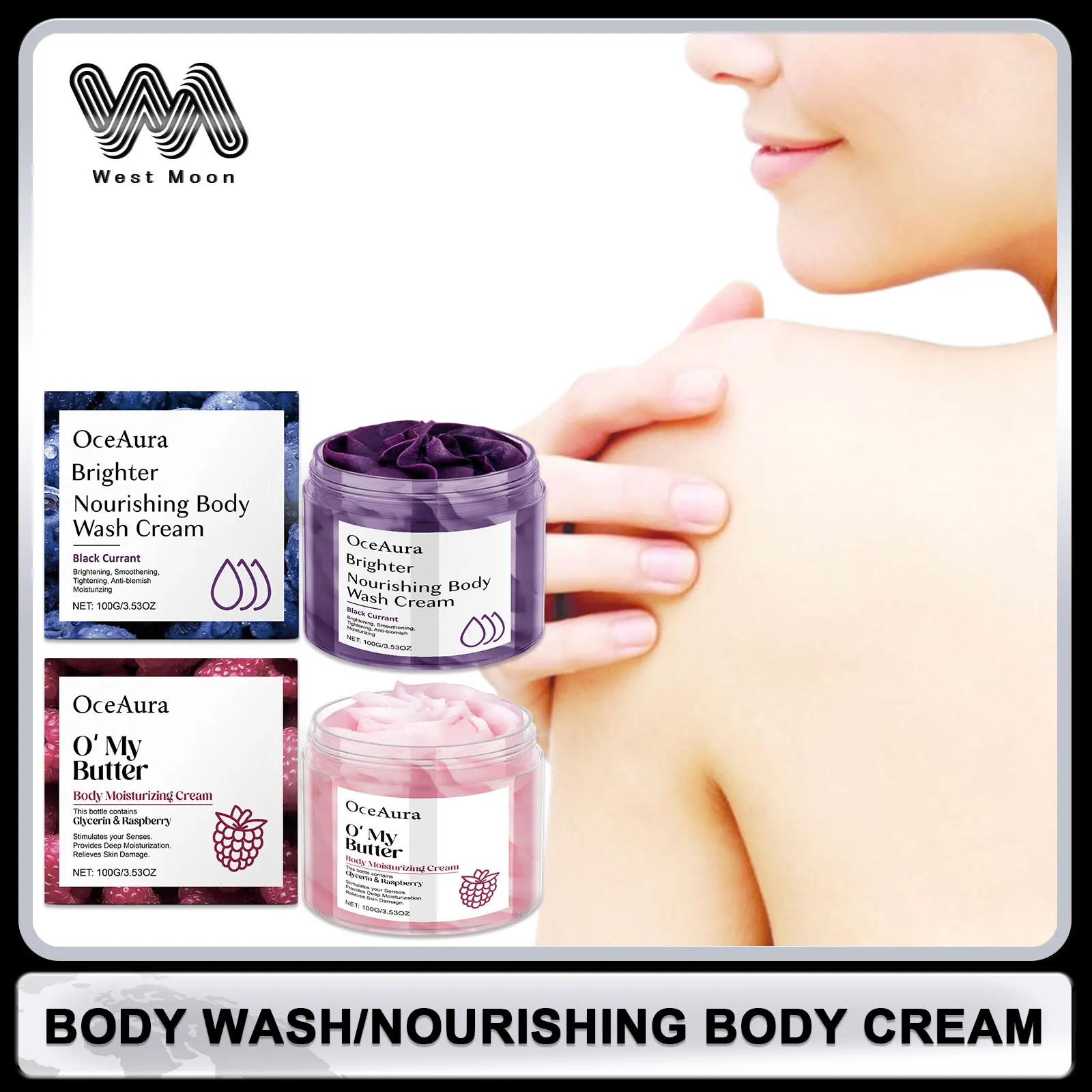 

Moisturizing Body Wash Exfoliating Remove Dead Skin Deep Cleansing Brightening Body Cream Anti Acne Nourishing Dryness Skin Care