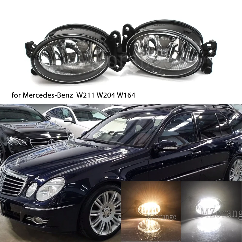 

Fog Lights LED for Mercedes-Benz W211 W204 W164 2002-2009 Front Bumper Fog Light Headlight Foglights A1698201556 A1698201656