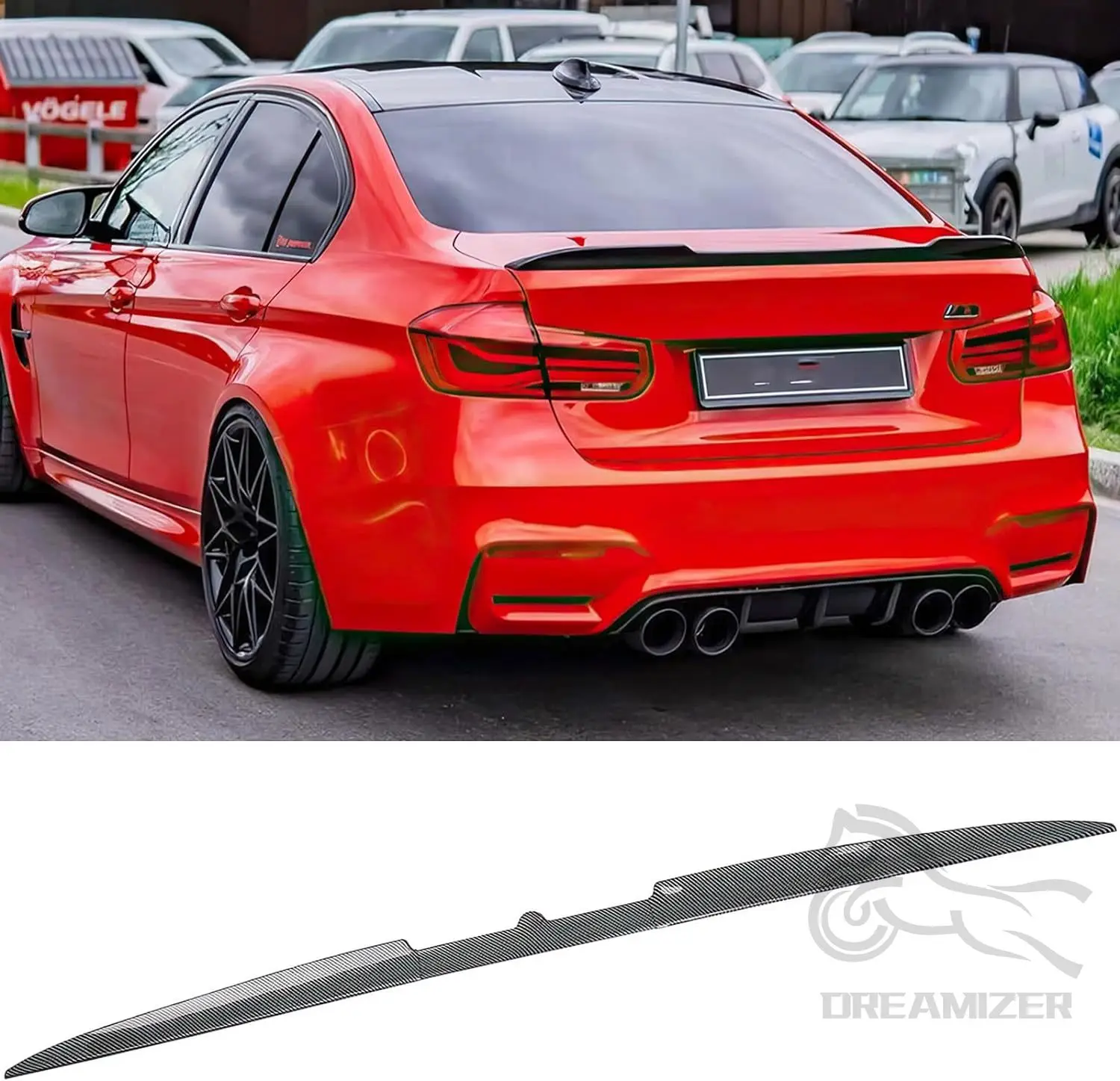 

Universal Car Spoiler Roof Rear Tail Wing Trunk DIY Refit Decoration Auto Racing For Peugeot 206 207 Clio 4 Mazda Cx5 Audi A4 B8