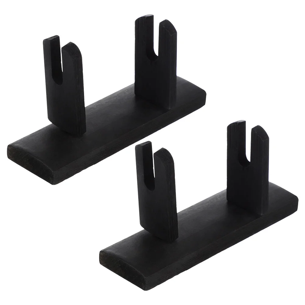 

2 Pcs Holder Bender Peg Board Hook Black Stand Decorative Hooks Fans Display Base