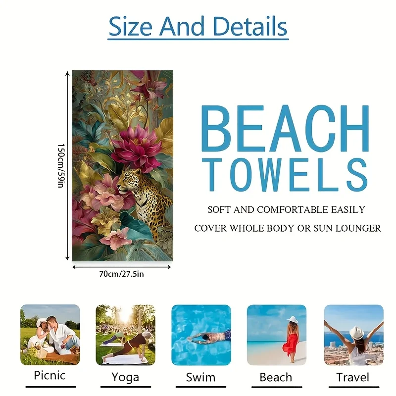 A Themed Beach Towel Featuring a 