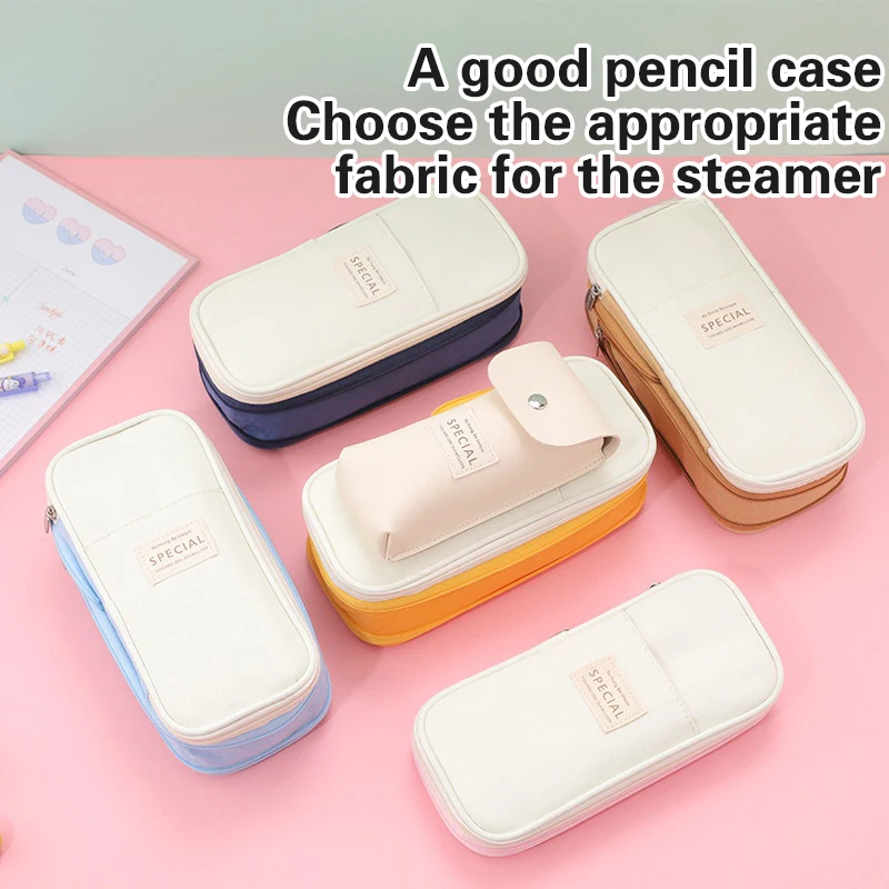 

Большая емкость Kawaii пеналы пенал сумка-держатель коробка для девочек офисный органайзер для студентов школьные канцелярские принадлежности