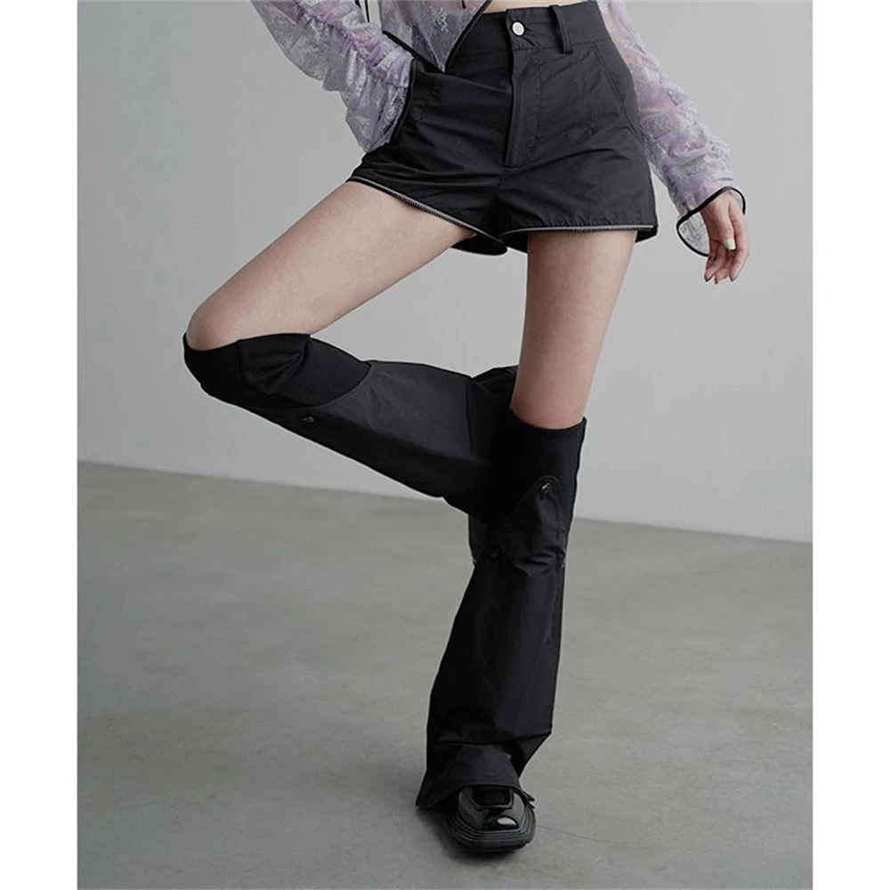 Women's Sunscreen Leg Covers Sports Casual Patchwork Boots Cuffs Hot Girls Gothic Y2K Thigh High Socks Leg Warmers Cosplay Props