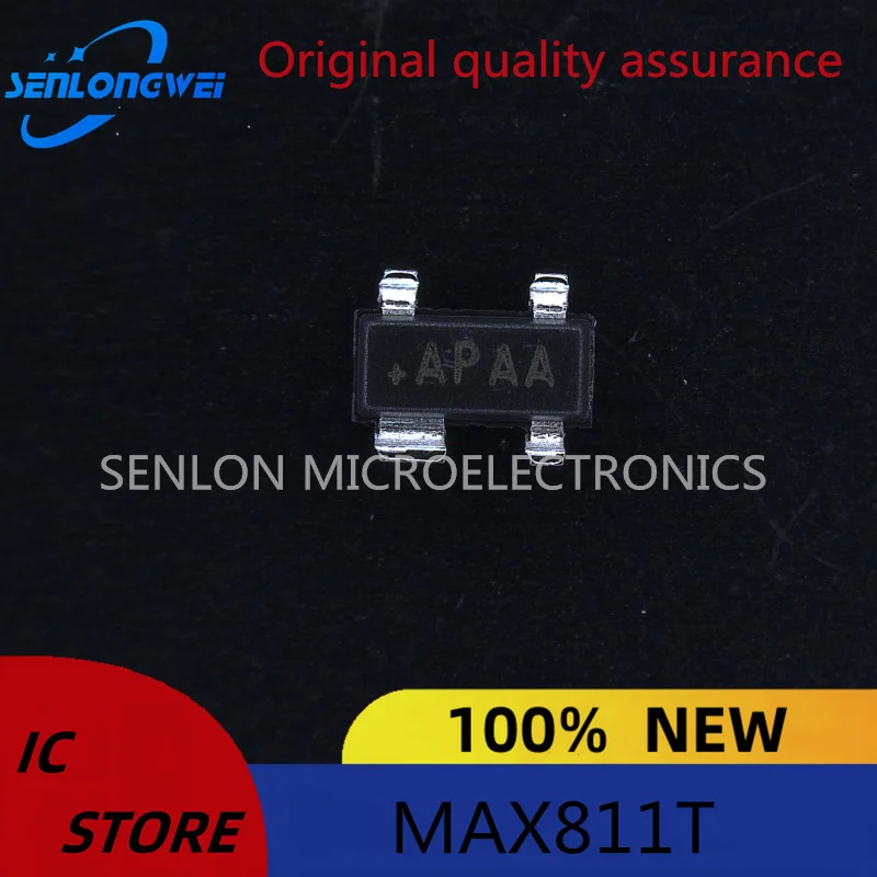 Original MAX811TEUS APAA SOT-143, novo, 10pcs