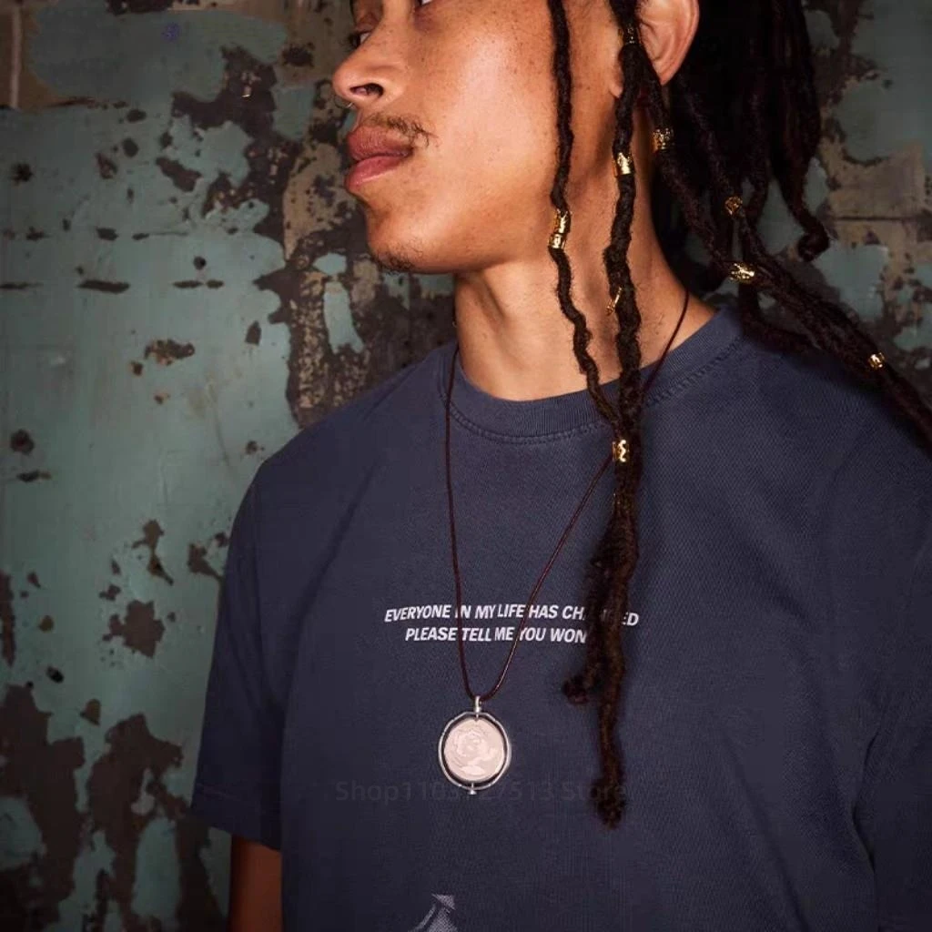 New Arcane Season 2 Ekko Jinx Necklace Anime Arcane Powder Rotating Blue Pink Rose Pendant Piltover Cosplay Prop Fans Girls Gift