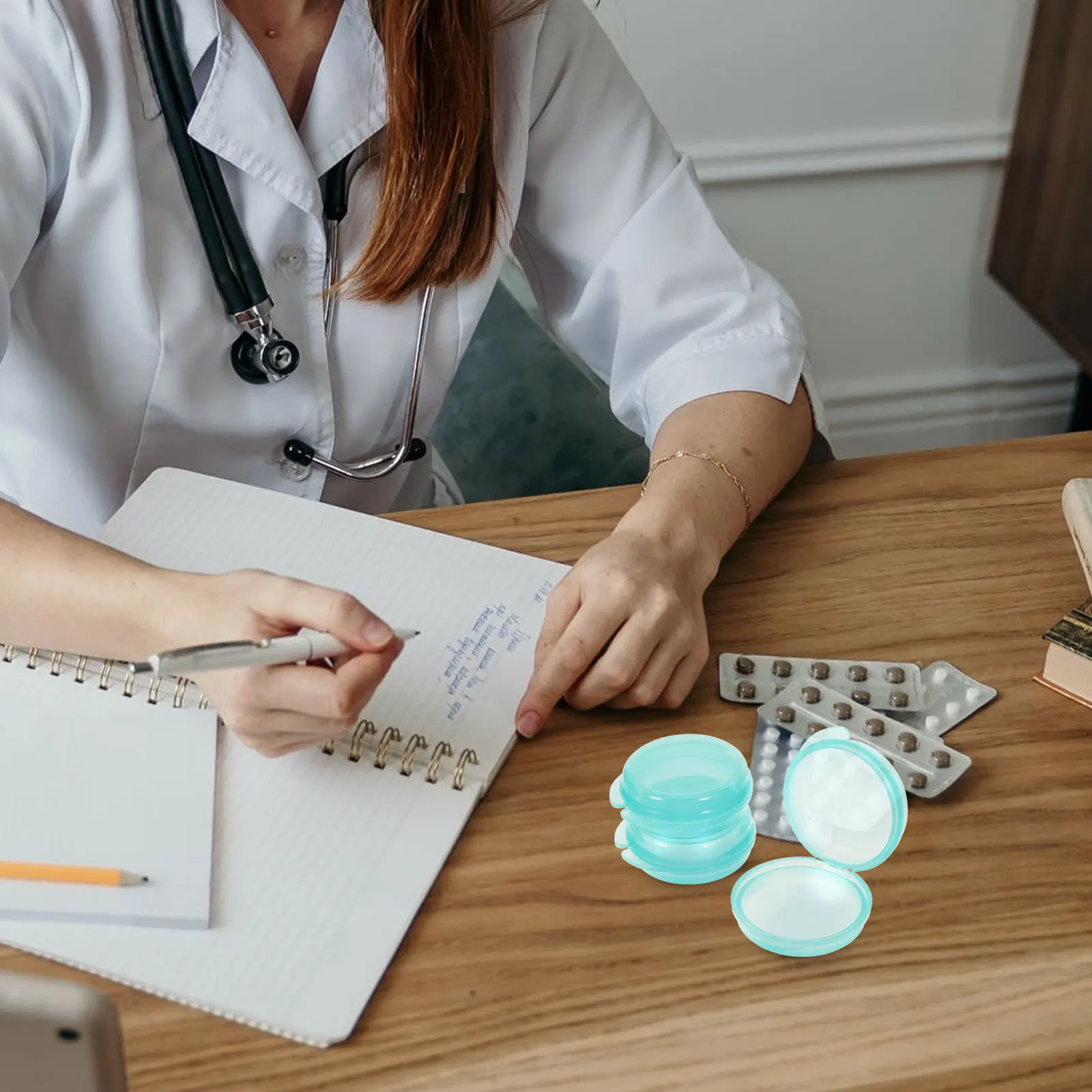 

3 Pcs Organizer Small Case Pocket Mini Container Plastic Travel Medicine Case Travel Pill Holder Small Medicine Holder