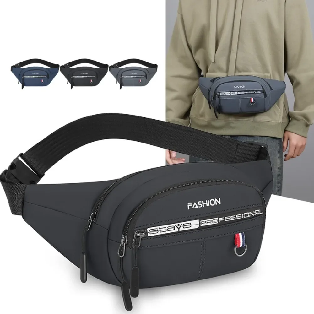 

Waterproof Mobile Waist Bag for Men Women Multifunctional Large Capacity Fanny Pack Anti Splash Wear-resistant Construction Site