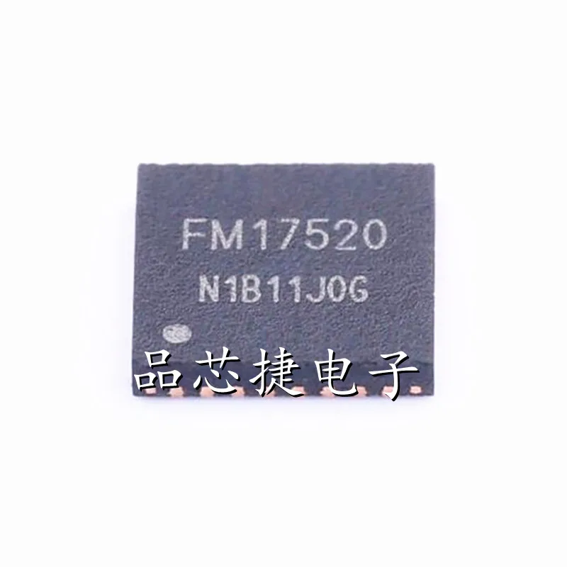 

5pcs/Lot FM17520-QNA-T-G Marking FM17520 QFN-32 Contactless Reader/Writer Chip