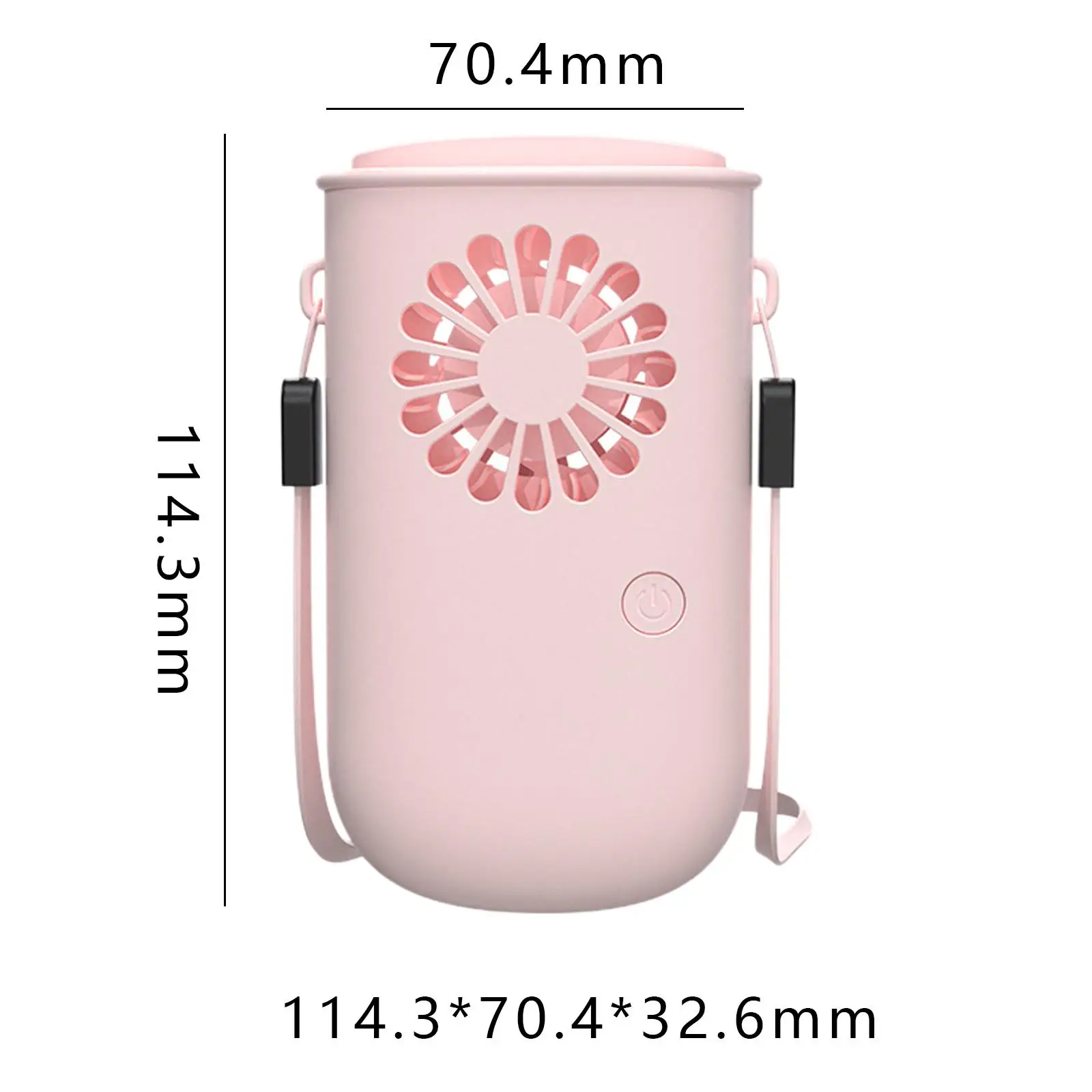 Hand ventilator, hängender Hals ventilator, tragbarer, leichter, leistungs starker Tischventilator-Mini ventilator für das Wandern im Schlafsaal büro nach Hause