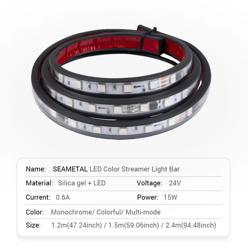 BLALION 24V Truck Lights LED Strips DRL Brake Warning Driving Lights Bar Car Atmosphere Lamp Exterior Decoration Ambient Light