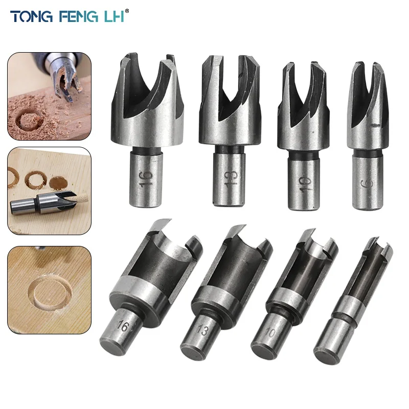 

Цилиндр из высокоуглеродистой стали с когтями, круглый дюбель, открывалка для отверстий, прочный набор сверл для удаления деревянных пробок для деревообработки