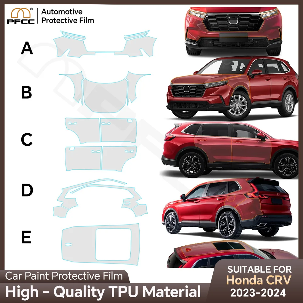 

For HONDA CRV CR-V 2023-2025 Pre-cut PPF Bra 8.5Mil TPU Anti-scratch Paint Protection Film Car Body Clear Kit Resistant Cover