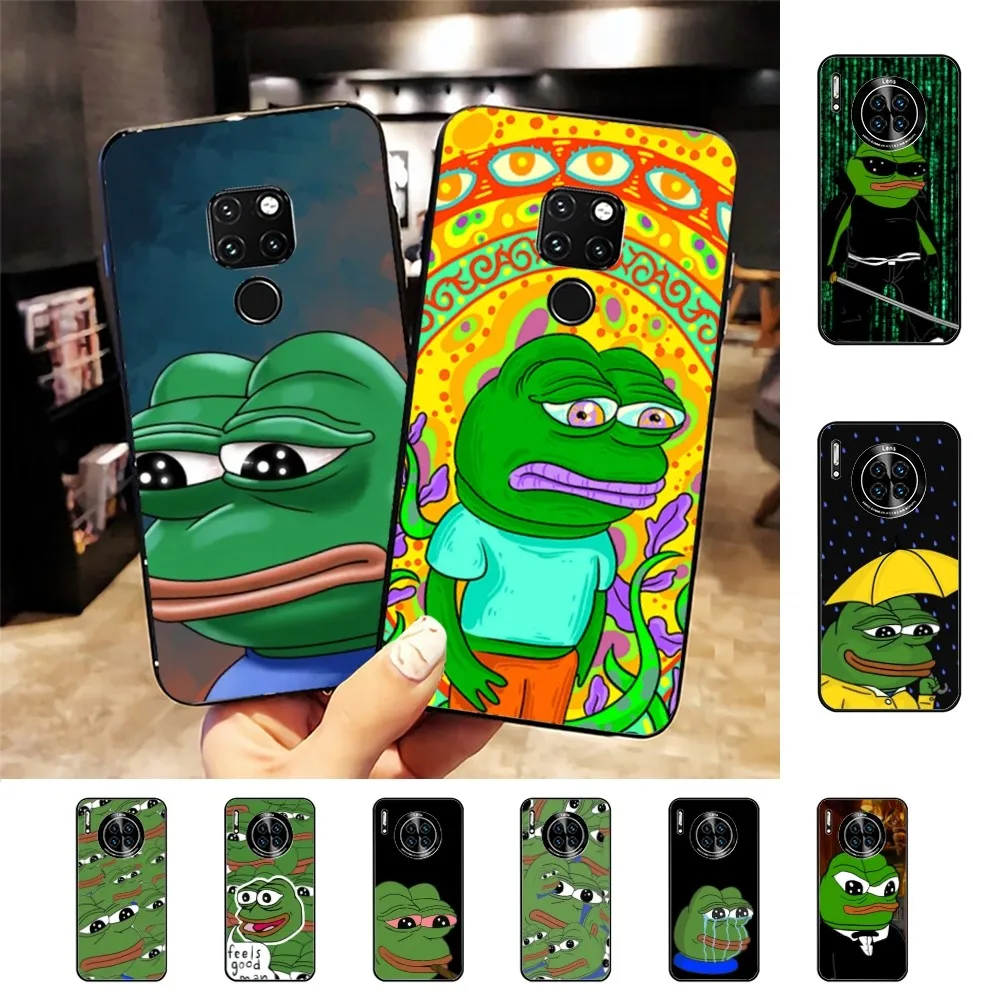 Funny F-Frog Sad P-Pepe Phone Case For Huawei Mate 10 20 30 40 50 Lite Pro Nova 3 3i 5 6 SE 7 Pro 7SE