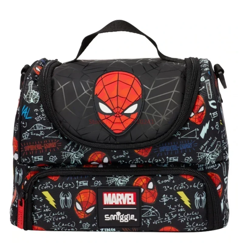 Smiggle Anime marvel pająk plecak męski plecak plecak studencki butelka wody torba na Lunch zestaw ołówków prezent urodzinowy